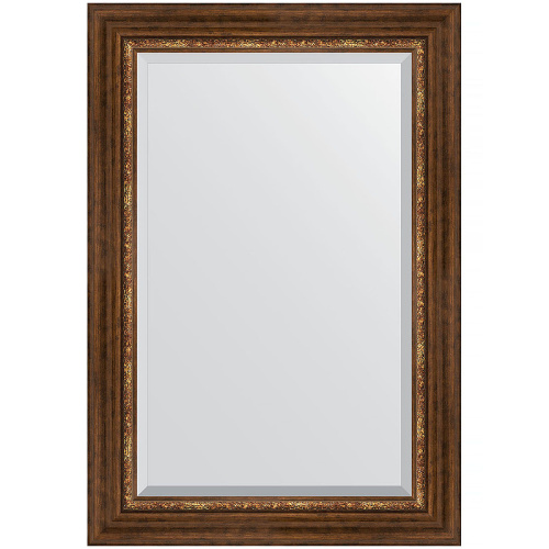 картинка Зеркало Evoform Exclusive 96х66 BY 3439 с фацетом в багетной раме - Римская бронза 88 мм от магазина Сантехстрой