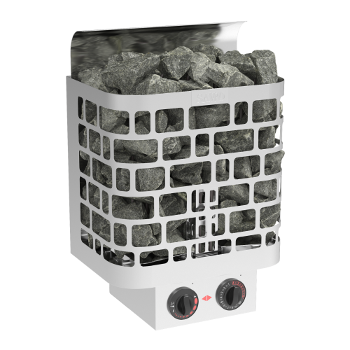 картинка SAWO Электрическая печь KRIOS настенная, с пультом, 9кВт, нерж. сталь, KRI-90NB-P от магазина Сантехстрой