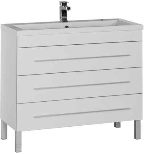 картинка Тумба под раковину Aquanet 178471 Белая от магазина Сантехстрой