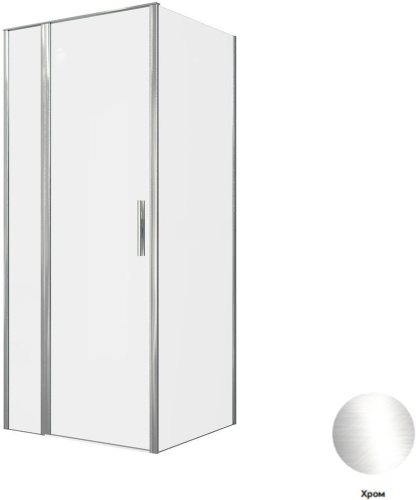 картинка Душевой уголок Allen Brau Priority 90x80 3.31025.00 + 3.31040.00 хром от магазина Сантехстрой