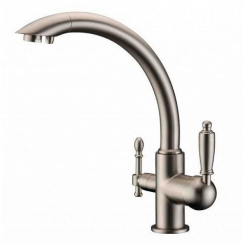 картинка смеситель для кухни zorg zr 314 yf-33 niсkel хром