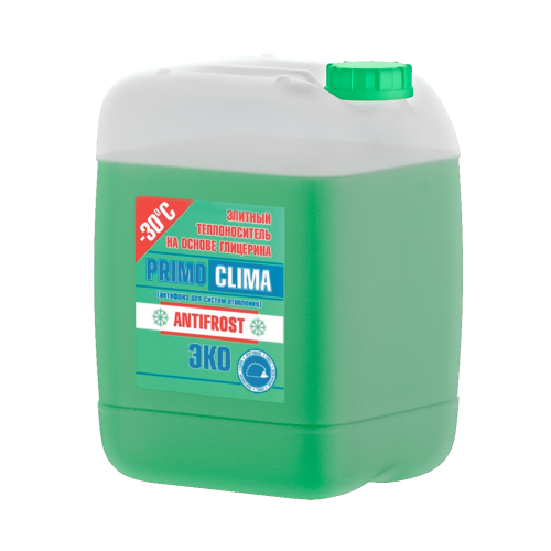 картинка Теплоноситель Primoclima Antifrost (Глицерин) -30C ECO 20 кг канистра (цвет зеленый) от магазина Сантехстрой
