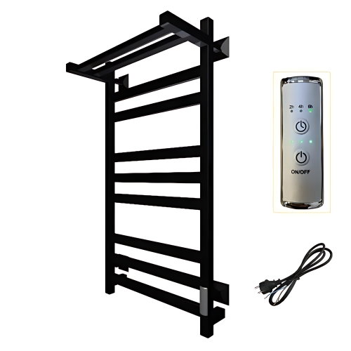 картинка Полотенцесушитель электрический Тругор ПЭК 21, лесенка, 80x50х8 см, чёрный от магазина Сантехстрой