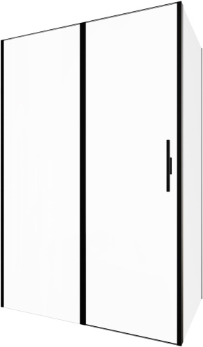 картинка Душевой уголок Allen Brau Priority 140x100 3.31012.BBA + 3.31021.BBA черный браш от магазина Сантехстрой