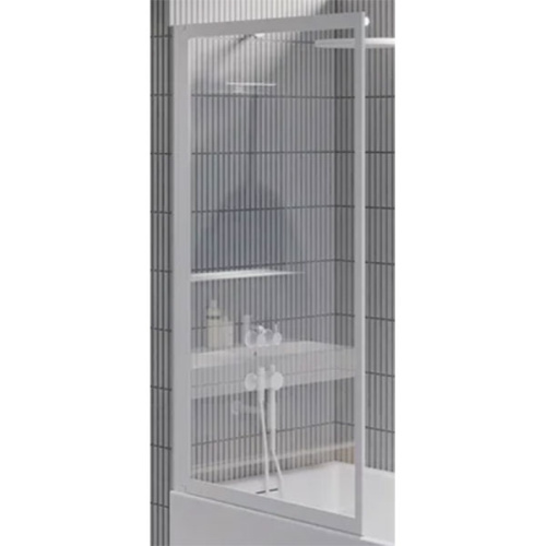 картинка Шторка на ванну Riho Lucid GD501 80 G005046122 (GDB508W000) профиль Белый стекло прозрачное от магазина Сантехстрой