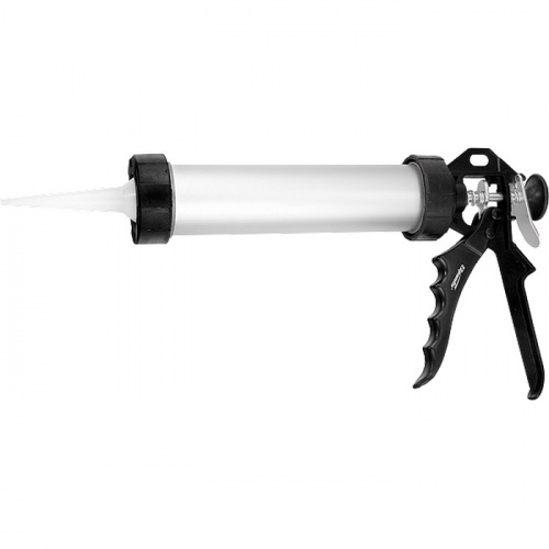 картинка Пистолет для герметика, 400 мл, "закрытый", алюминиевый корпус, круглый шток 8 мм Sparta от магазина Сантехстрой