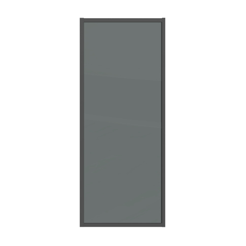 картинка Боковая стенка Grossman Style 200.K33.05.70.21.10 (70х195) черный матовый,стекло тонированное, 1 место от магазина Сантехстрой