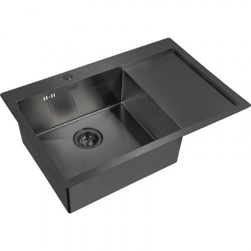 картинка Мойка ZORG pvd 7851-l grafit Черный от магазина Сантехстрой