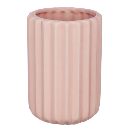 картинка VETTA Стакан для зубных щеток и пасты "Солнце", керамика, нежно-розовый от магазина Сантехстрой