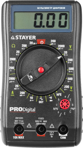 картинка Мультиметр STAYER ″PROFESSIONAL″ PRO-Digital цифровой от магазина Сантехстрой