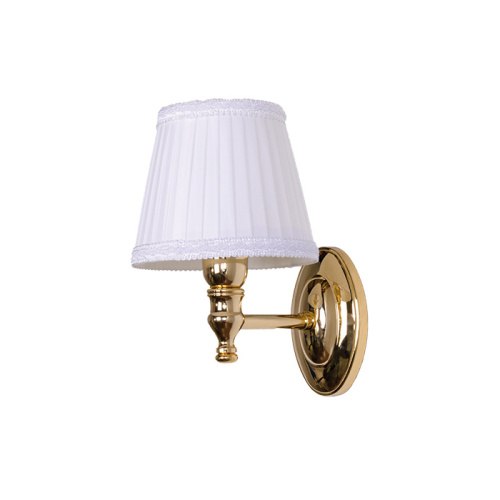 картинка TW Bristol 039, настенная лампа светильника с овальным основанием 7,5*12,5см, цвет: золото (без абажура) от магазина Сантехстрой