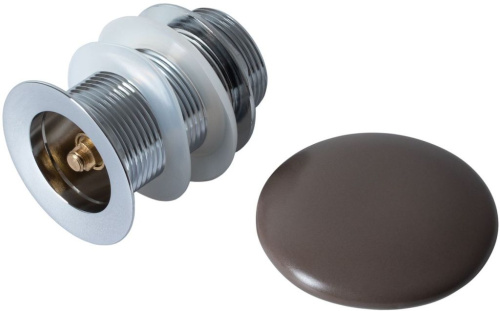 картинка 5.11001.TP FANTASY, Донный клапан, без перелива, керамика, коричневый (269506) от магазина Сантехстрой