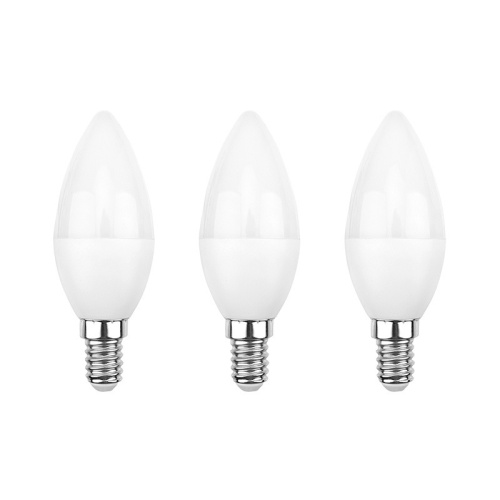 картинка Лампа светодиодная REXANT Свеча CN 11.5 Вт E14 1093 Лм 2700 K теплый свет (3 шт. /уп. ) от магазина Сантехстрой