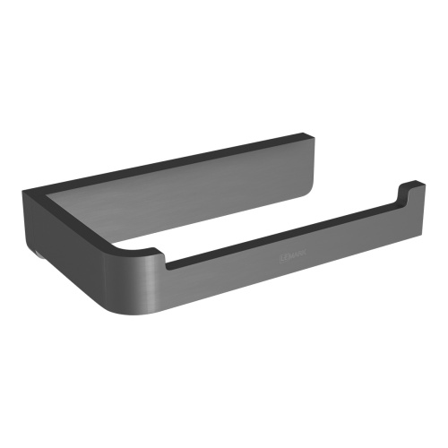 картинка Держатель для туалетной бумаги  Lemark SMOOTH LINE открытый, графит (9726009) от магазина Сантехстрой