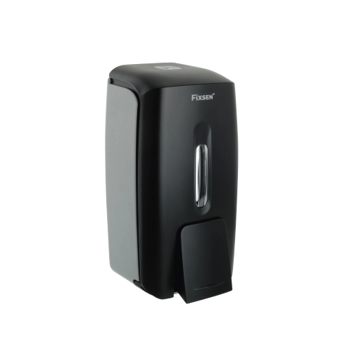 картинка Дозатор для ж/м настенный 825мл Fixsen HOTEL пластик черный (FX-31012K) от магазина Сантехстрой