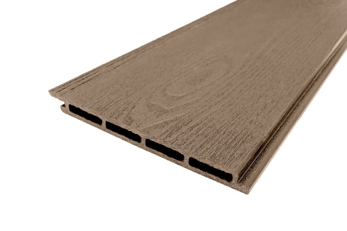 картинка Holzhof, Россия Фасадная панель 3D Holzhof 165*15*3000мм, коричневый от магазина Сантехстрой