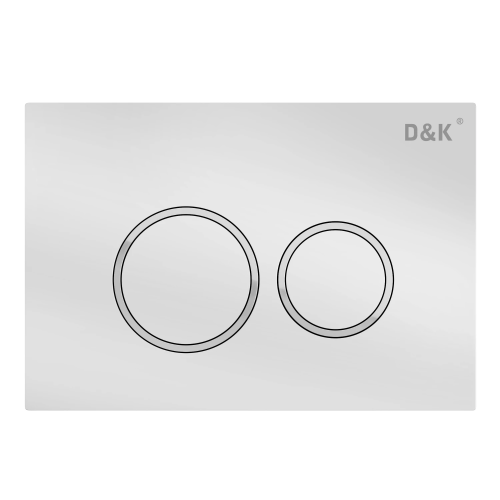 картинка Клавиша смыва D&K Bayern (арт.инсталл DI8050127), белый (DB1529016) от магазина Сантехстрой