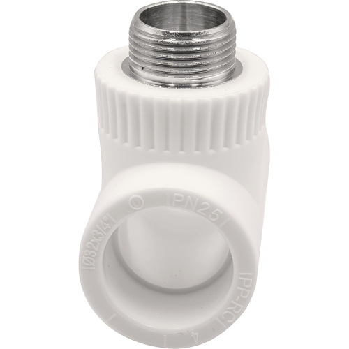 картинка Тройник THERMOLIGHT комбинированный PP-R НР 32х3/4х32 белый (10/50) от магазина Сантехстрой