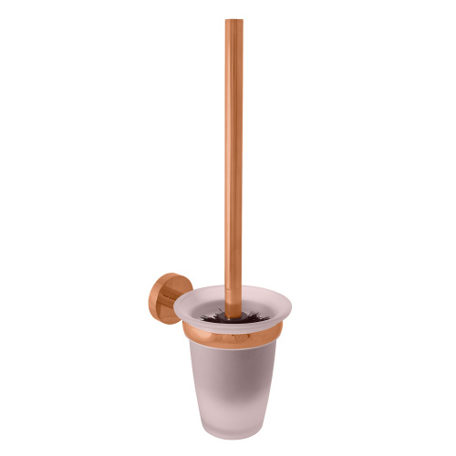 картинка COA0500ZRK щётка для унитаза настенная, цвет розовый золотистый крацованный от магазина Сантехстрой