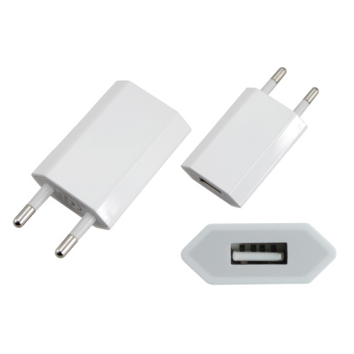 картинка Сетевое зарядное устройство iPhone/iPod USB белое (СЗУ) (5 V,  1000 mA) REXANT от магазина Сантехстрой
