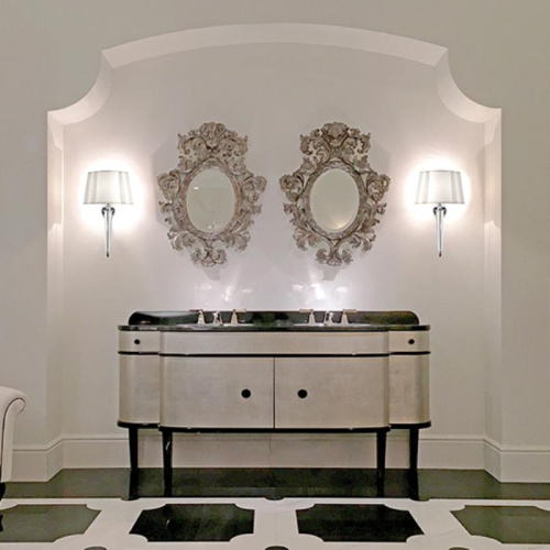 картинка Devon Rose 50 Раковина (520х410 мм) со сливом-переливом, врезная снизу под столешницу, без отверстия под смеситель, цвет: белый от магазина Сантехстрой