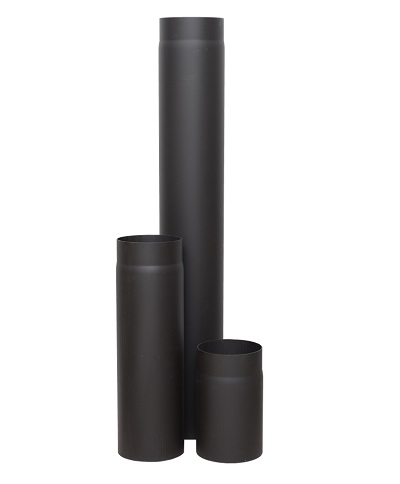 картинка Труба LAVA (конструкционная сталь 2мм, черный) 500 мм, Д120 от магазина Сантехстрой