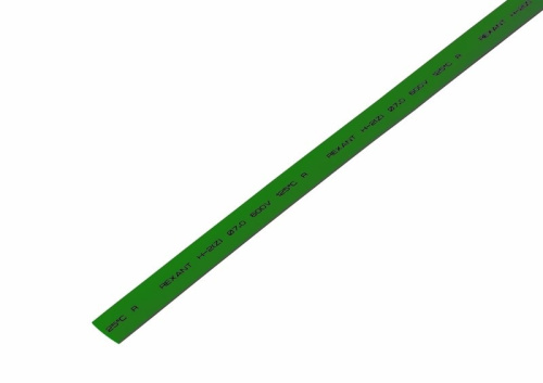 картинка Трубка термоусаживаемая ТУТ нг 7,0/3,5мм,  зеленая,  упаковка 50 шт.  по 1м REXANT от магазина Сантехстрой