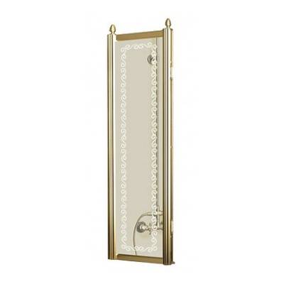 картинка Боковая стенка Cezares RETRO-A-90-FIX-CP-G прозрачное с матовым принтом от магазина Сантехстрой