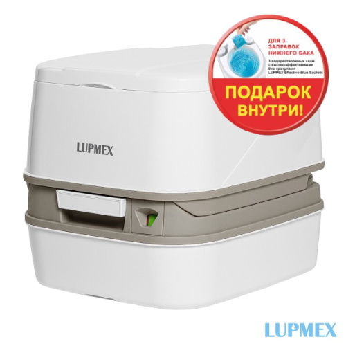 картинка Биотуалет Lupmex 79112P 12л с индикатором с пробниками гранул от магазина Сантехстрой