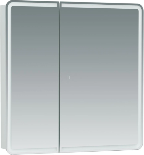 картинка Зеркало-шкаф Aquanet Оптима 70 с LED подсветкой 00311861 от магазина Сантехстрой
