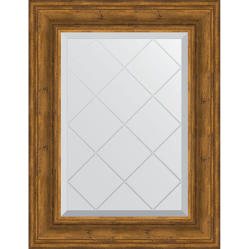 картинка Зеркало Evoform Exclusive-G 76х59 BY 4032 с гравировкой в багетной раме - Травленая бронза 99 мм от магазина Сантехстрой