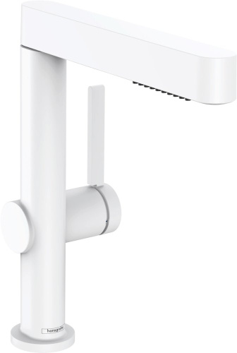 картинка HG Finoris Смеситель для раковины, однорычажный, 230 с вытяжным душем 2jet, со сливным клапаном Push-Open от магазина Сантехстрой