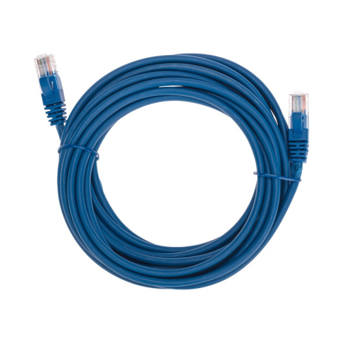 картинка Патч-корд U/UTP,  CAT 5e,  RJ45-RJ45, 26AWG, LSZH,  синий,  5м REXANT от магазина Сантехстрой