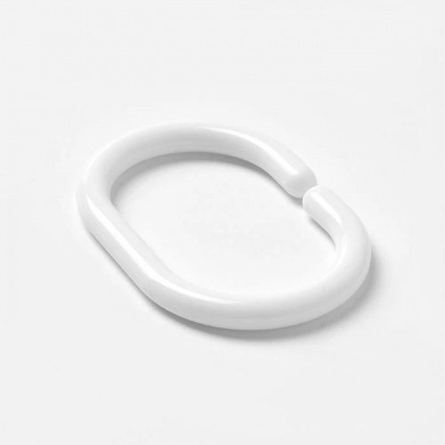 картинка Набор колец для шторы в ванную комнату IDDIS Rings (RID011P) от магазина Сантехстрой