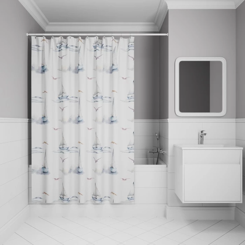 картинка Штора для ванной IDDIS 200x180 см, Полиэстер (BO02P18i11) от магазина Сантехстрой