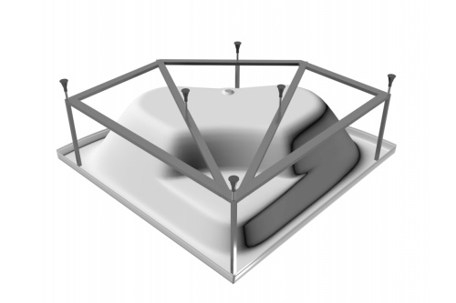 картинка Каркас для ванны сварной Vayer KALIOPE Гл000003449, 195x135 от магазина Сантехстрой