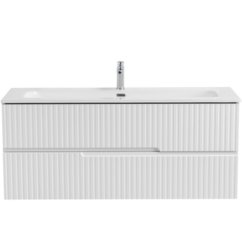 картинка Тумба под раковину Cezares Duet-N 120 DUET-N-1200-2C-SO-BL подвесная Bianco Lucido от магазина Сантехстрой