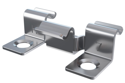 картинка HILST Клипса HILST Premium 3D (металл), 7мм (упак. 100шт) от магазина Сантехстрой