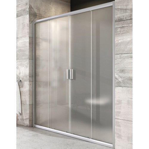 картинка Душевая дверь Ravak Blix BLDP4 160 0YVS0U00ZG профиль Сатин стекло Grape от магазина Сантехстрой