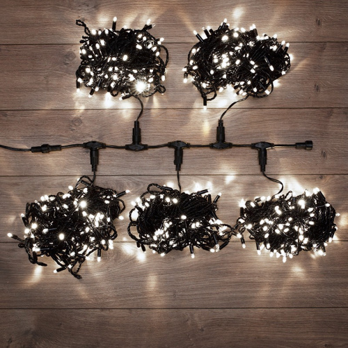 картинка Гирлянда LED ClipLight 24V,  5 нитей по 20 метров,  цвет диодов Белый,  Flashing (Белый) от магазина Сантехстрой