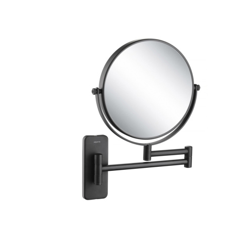 картинка Зеркало косметическое AQUATEK настенное 5х, матовый черный AQ4911MB от магазина Сантехстрой