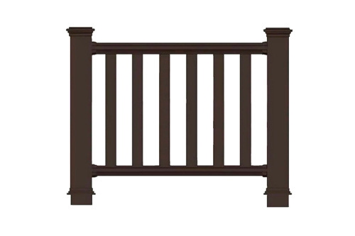 картинка Holzhof, Россия Ограждение ДПК holzhof woodstyle секция 1 м.п., с тиснением 3D, от магазина Сантехстрой