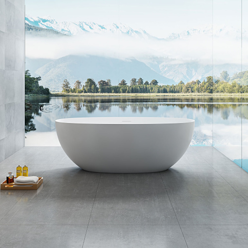картинка Ванна Solid Surface Vincea VBT-6S01MW, белый матовый от магазина Сантехстрой