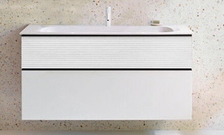 картинка Тумба Burg Fiumo 1020x490x610 подвесн.белый матовый от магазина Сантехстрой