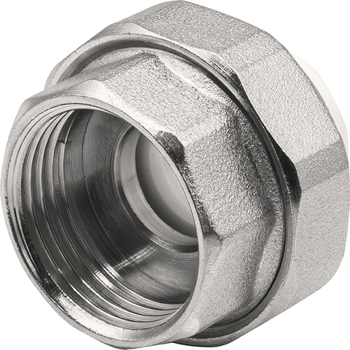 картинка Муфта THERMOLIGHT комбинированная разъемная PP-R ВР 20х1quot; белый (10/180) от магазина Сантехстрой