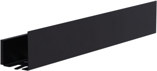 картинка Полка Магнум 700х120х100 с крючками цв. черный матовый (302221) от магазина Сантехстрой