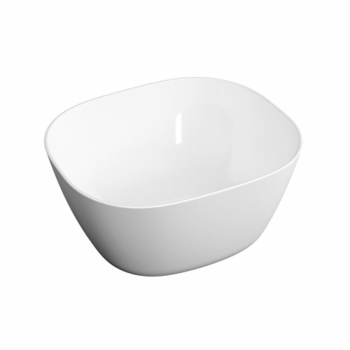 картинка Раковина, Vitra, Plural, ширина, мм-450, глубина, мм-380, высота, мм-215, тип установки-накладной (настольный), отверстия для смесителя-отсутствуют, без перелива, материал-керамика, вид грязеотталкивающего покрытия-VitrA Clean, цвет-белый от магазина Сантехстрой