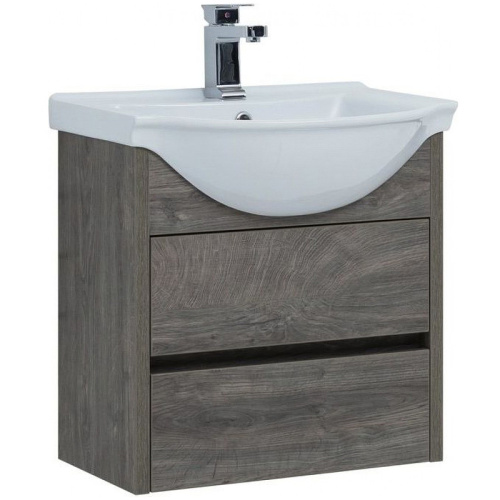 картинка Тумба под раковину Aquanet 243668 Серая от магазина Сантехстрой