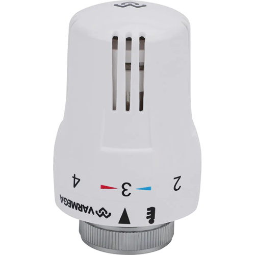 картинка Головка термостатическая VARMEGA M30х1.5 без датчика белая VM11101 от магазина Сантехстрой