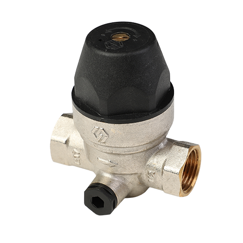 картинка Регулятор давления, MVI, Premium, мембранный , 1/2", PN 16, для воды, материал-латунь никелированная от магазина Сантехстрой